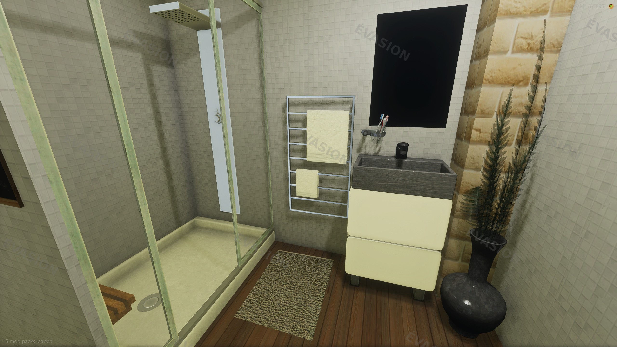 Salle de bain — Douche Italienne