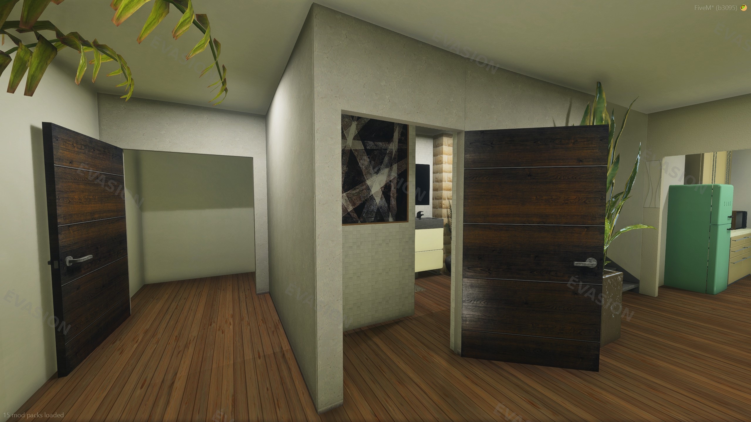 Couloir — Entrée et Salle de bain